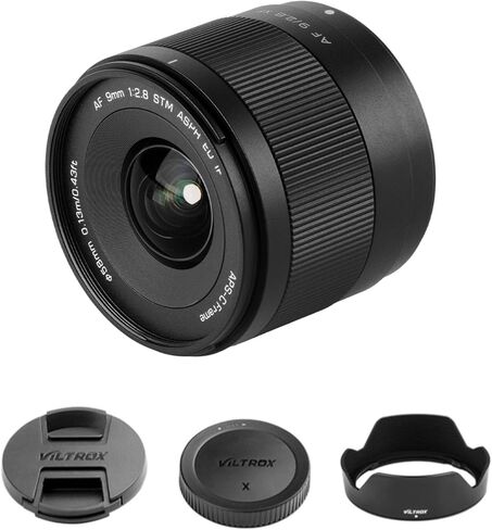 عدسة VILTROX AF 9 مم F2.8 Air APS-C، متوافقة مع كاميرات Fuji Fujifilm X-Mount X-A7 X-E2 X-E2S X-E3 X-E4 X-E5 X-H1 X-M1 X-PRO3 X-PRO2 X-S10 X-T2 X-T3 X-T4 X-T5 X-T20 X-T30 XT30II X-T100 in Saudi Arabia