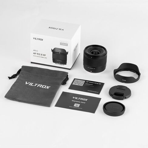 عدسة VILTROX AF 9 مم F2.8 Air APS-C، متوافقة مع كاميرات Fuji Fujifilm X-Mount X-A7 X-E2 X-E2S X-E3 X-E4 X-E5 X-H1 X-M1 X-PRO3 X-PRO2 X-S10 X-T2 X-T3 X-T4 X-T5 X-T20 X-T30 XT30II X-T100 in Saudi Arabia