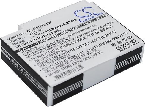 متوافق مع بطارية Cisco ABT2W، Flip Ultra HD، Flip Video، Flip Video UltraHD 8GB، FlipVideo، U3120، U32120، U32120B، U32120W (1100 مللي أمبير) in Saudi Arabia