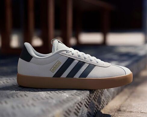 ADIDAS Women's VL Court 3.0 Sneaker, White, 8.5 US in Saudi Arabia
