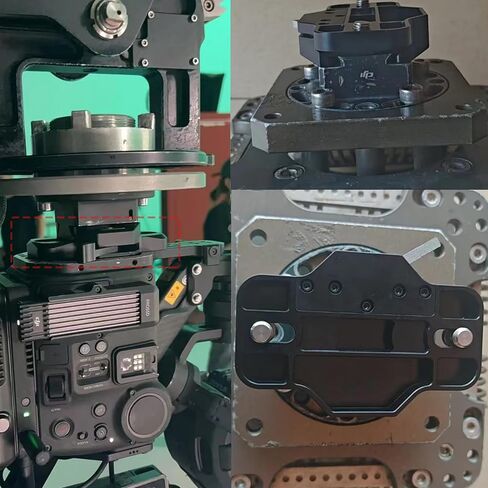رونين 2 3 محاور مثبت انحراف محمول متعدد الوظائف مكون محول سريع التحرير رئيس ل DJI Ronin-2 in Kuwait