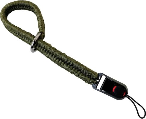 ZCZQC DSLR Camera Quick Release Wrist Strap Adjustable Braided Lanyard 11.81In Length 42G Weight Wrist Strap With Safer Connector Adapter Ring Military Green For Mirrorless Cameras And Video Cameras in Saudi Arabia