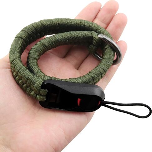 ZCZQC DSLR Camera Quick Release Wrist Strap Adjustable Braided Lanyard 11.81In Length 42G Weight Wrist Strap With Safer Connector Adapter Ring Military Green For Mirrorless Cameras And Video Cameras in Saudi Arabia