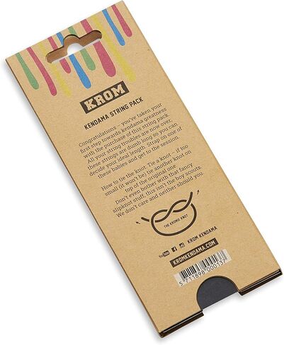 KROM Kendama String Pack - 5 Unique Colors - 10 Strings - Extra long 70 cm Strings - Extra Mini Bearings - Make Your Kendama Unique… in Kuwait