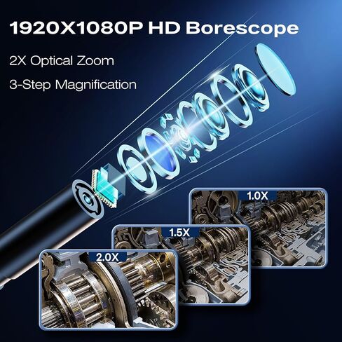 كاميرا المنظار الصناعية 4.3 بوصة HD1920P 16.5TF عدسة واحدة لفحص الأنابيب Borescope لأداة كاميرا فحص المجاري للسيارة in Kuwait