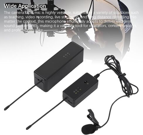 Akozon Lavalier Microphone Smart Noise Reduction Portable Lapel Mic for Outdoor Interviews Camera Video Recording in Saudi Arabia