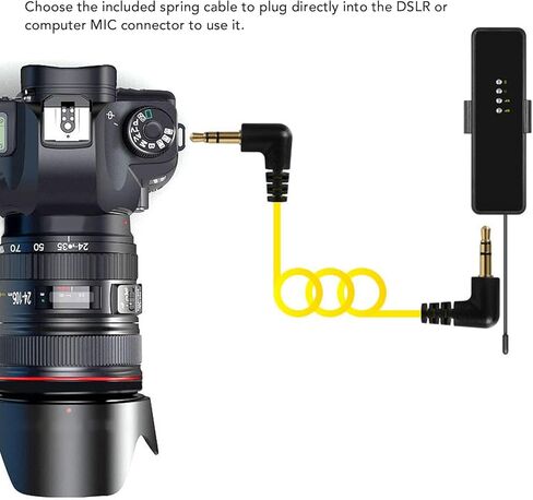Akozon Lavalier Microphone Smart Noise Reduction Portable Lapel Mic for Outdoor Interviews Camera Video Recording in Saudi Arabia