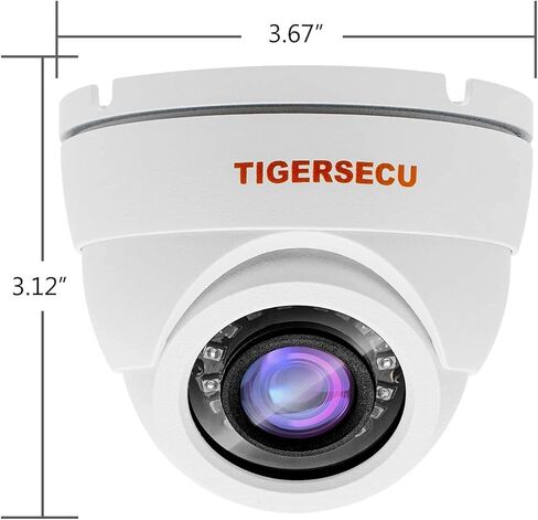 TIGERSECU 1080P 16-Channel 8 Combo Cameras DVR Security Bundle in Saudi Arabia