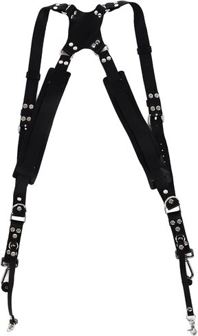 GLOGLOW Body Strap Leather Camera Strap Dual Shoulder Harness, Adjustable Design, Comfort and Load Reduction, Universal Compatibility, 1/4 Screw Interface Nan Other Equipment Accessories (Shoulders in Saudi Arabia