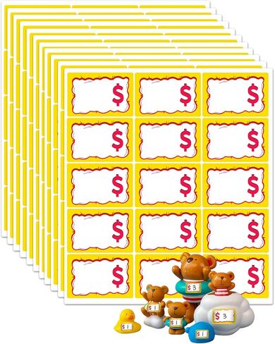 ملصقات أسعار بيع المرآب القابلة للإزالة ، 210pcs 2 "x3" سعر مبيع in Kuwait