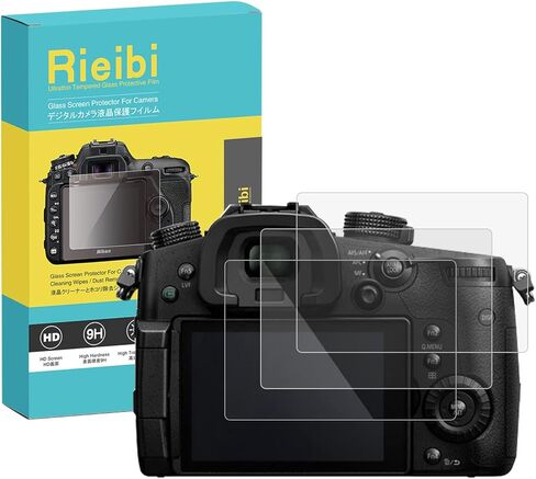 Rieibi (3 Packs) Screen Protector for Panasonic Lumix DC-GH5S GH5 Digital Camera, Tempered Glass Film for Panasonic GH5S GH5 Anti-Fingerprint Anti-Scratch in Saudi Arabia