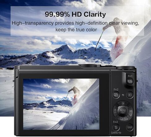 Rieibi (3 Packs) Screen Protector for Panasonic Lumix DC-GH5S GH5 Digital Camera, Tempered Glass Film for Panasonic GH5S GH5 Anti-Fingerprint Anti-Scratch in Saudi Arabia