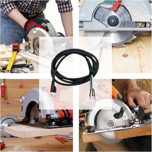 95104L سلك تجميع لمنشار SKILSAW سلك بديل مع SPT77WM SPT78W SPT70WM SPT70V SPT55 منشار دائري شديد التحمل سلك طاقة متين لمنشار SKIL المنشار الدودي أدوات كهربائية M77 77 قطعة in Kuwait