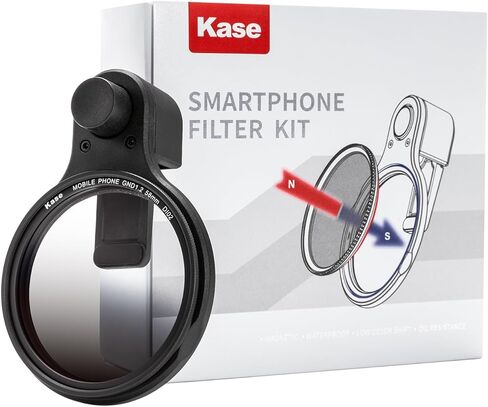 Kase 67mm Magnetic Phone Filters CPL, 0.5s Quick-Snap Clip-On for iPhone 17 16 15 Pro Max Android, for TikTok Reels Shorts in Saudi Arabia