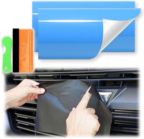 Violet Purple 2PCS 5 "X10" Super Gloss Vinyl Wrap متوافق مع مجموعة أدوات Free Firm Free Free in Kuwait