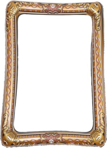 TENDYCOCO Inflatable Photo Frame 26 Inch Lightweight Selfie Picture Frame Prop for Party Weddings Festivals Photo Booth Accessory in Saudi Arabia