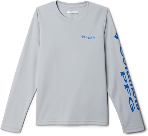 Columbia Youth Boys Terminal Tackle PFG Bait Jumper Long Sleeve, Cypress/PFG Y Bait Jumper Fresh, Medium in Saudi Arabia