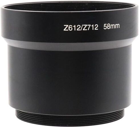 58mm Lens Adapter Tube Ring Filter Adapter Tube for Kodak Z612 Z712 Z812 Z1012 Z8612 is Camera Black in Saudi Arabia