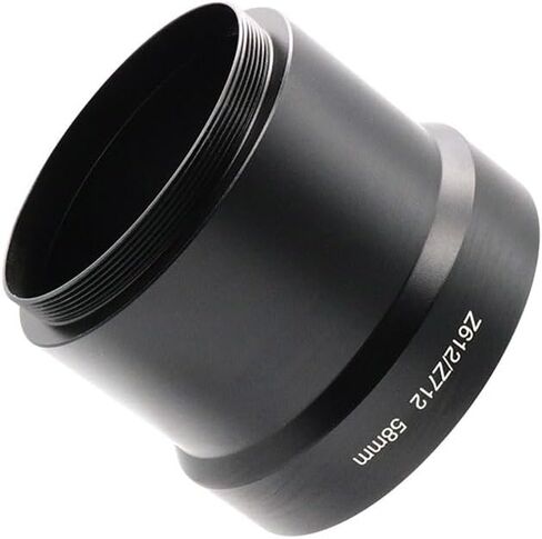 58mm Lens Adapter Tube Ring Filter Adapter Tube for Kodak Z612 Z712 Z812 Z1012 Z8612 is Camera Black in Saudi Arabia