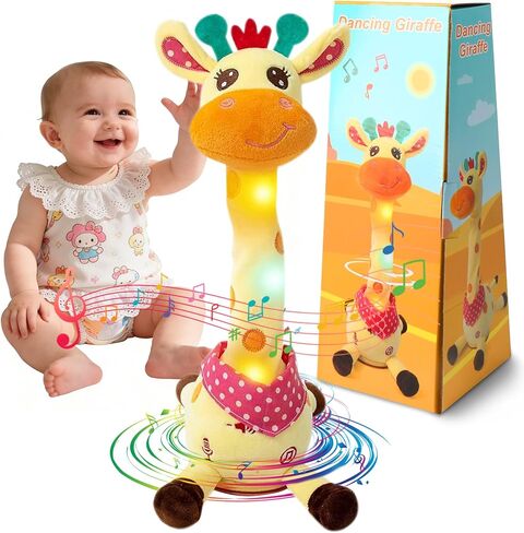 Miaodam Dancing Giraffe تغني 10 أغنية أطفال ، لعبة Baby Baby تكرر ما تقول in Kuwait