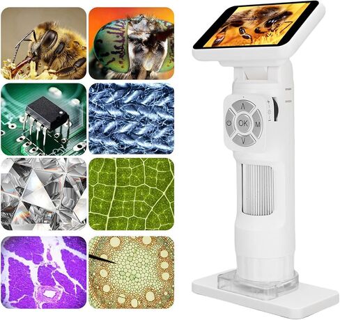 مجهر رقمي LCD من Marhynchus، مكبر USB محمول بشاشة 2.8 بوصة IPS مع 8 مصابيح LED وفيديو 1080 بكسل، لمشاريع اللحام للبالغين والأطفال ومراقبة الطبيعة in Saudi Arabia