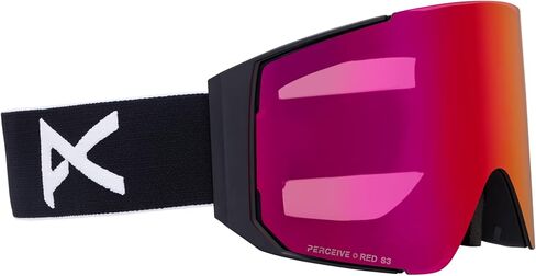 Anon Sync Goggles + Bonus Lens + MFI Face Mask, Frame: Black, Lens: Perceive Sunny Red in Saudi Arabia