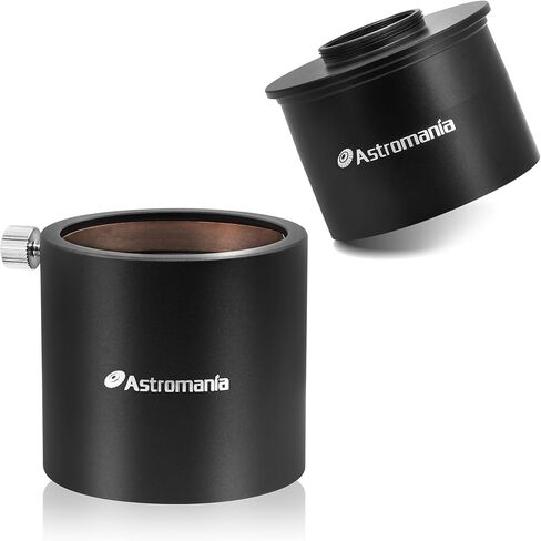 Astromania C Mount to 2 "محول أسطواني لكاميرا الفيديو تلسكوب للتصوير الفلكي - حزمة مع - محول أنثى M48X0.75 إلى 2" in Saudi Arabia