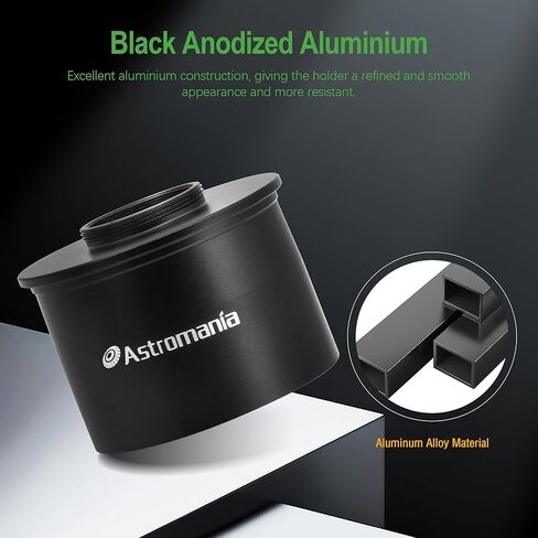 Astromania C Mount to 2" Video Camera Barrel Adapter Telescope Astrophotography - Bundle with - 2" SCT Adapter in Saudi Arabia