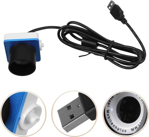 كاميرا علم الفلك POPETPOP لعدسة التلسكوب 1.25 بوصة USB كاميرا التصوير الفلكي الإلكترونية 8 لمراقبة الكواكب المتوافقة مع الكمبيوتر in Kuwait
