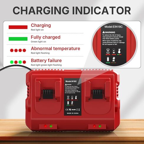 2 Pack 18V 9.0 Ah Battery and Charger Replacement for Milwaukee M-18 Lithium-Ion High Output Starter Kit in Saudi Arabia