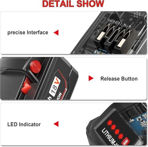 2 Pack 18V 9.0 Ah Battery and Charger Replacement for Milwaukee M-18 Lithium-Ion High Output Starter Kit in Saudi Arabia