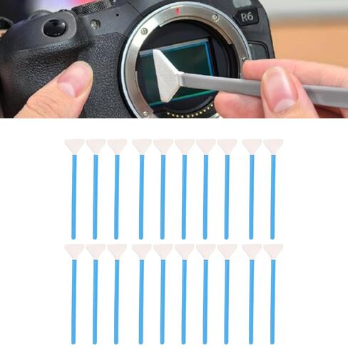 100Pcs Camera Lens Maintenance Swabs 12/16/24mm Small Size Lens Fiber Tip for Spotless Imaging Devices Professional Camera Tool in Saudi Arabia
