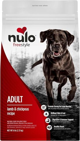 Nulo Freestyle الكبار الكلب طعام ، كل ما هو طبيعية خالية من الغذاء الكلب الجاف الجاف الكلب ، مع بروبيوتيك BC30 من أجل الهضم الصحي ، والبروتين العالي القائم على الحيوانات مع عدم وجود دجاج أو بدائل البيض in Saudi Arabia