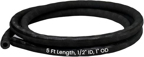 Simond Store - خرطوم الرمل الكاشط 1/2 "ID ، 1" OD BLAST خرطوم 5 أقدام خراطيم الرمل الطويلة in Kuwait