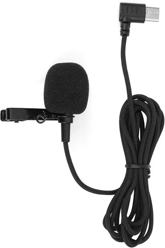 Tbest TypeC Interface Microphone High Sensitivity Noise Cancelling On for SJ8 SJ9 SJ10 Action Camera Black 55.1in in Saudi Arabia