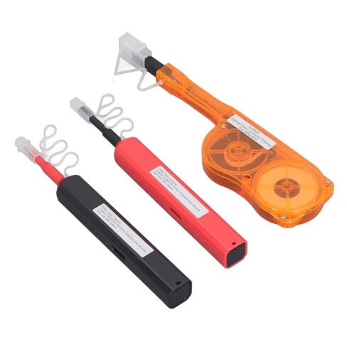 Fiber Optic Cleaning Kit, 12Pcs Cleaning Pens for SC FC ST LC MU Connectors with MPO MTP Cleaner, Anti Static, Long Lasting, Portable Storage Bag, Efficient for Fiber in Kuwait