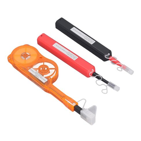 Fiber Optic Cleaning Kit, 12Pcs Cleaning Pens for SC FC ST LC MU Connectors with MPO MTP Cleaner, Anti Static, Long Lasting, Portable Storage Bag, Efficient for Fiber in Kuwait