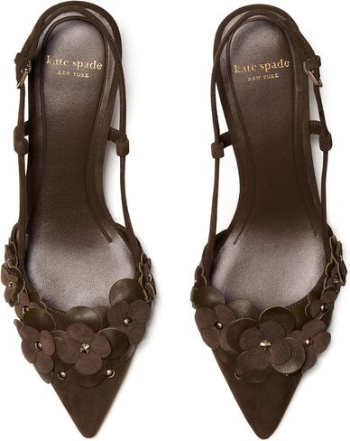 حذاء نسائي من Kate Spade New York مصنوع من جلد سويدي Slingback من الخلف in Saudi Arabia