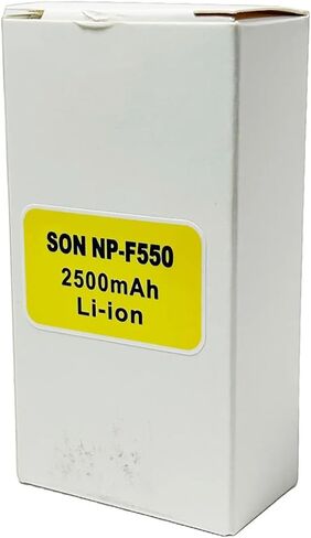 بطارية بديلة بقدرة 2500 مللي أمبير في الساعة لجهاز Sony NP F970، F750، F770، F960، F550، F530، F330، F570، CCD-SC55، TR516، TR716، TR818، TR910، TR917، CCD-RV100 (عبوة واحدة) in Saudi Arabia