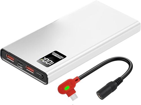 12V Heated Jacket Battery Replacement Pack QC3.0 & PD,with Type-C to DC 5.5mm Step-Up Adapter Cable, for Milwaukee, Makita, Craftsman, Snap-On, Metabo, AEG Gear (for 12V Heated Jackets Only) in Saudi Arabia