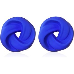 Anmpab Big Round Circle Acrylic Resin Stud Earrings for Women Girls Cute Candy Color Earrings Statement Neon Earrings Geometric Colorful Knot Stud Earrings Jewelry 80s