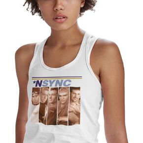 American Classics NSYNC Boxes White Ladies Racerback Tank Top Tee