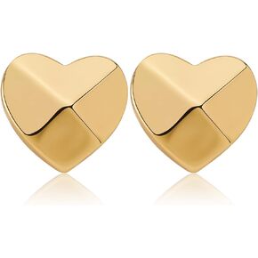 أقراط FAMARINE الذهبية الصغيرة للنساء على شكل قلب للزوجة الصديقة والأقراط الصغيرة اللطيفة in Kuwait