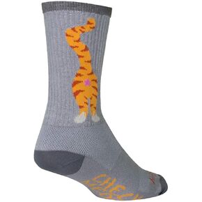SockGuy, Pucker, Crew Sock, Sporty and Stylish, 6 Inche