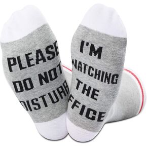 TSOTMO 2 Pairs Please Do Not Disturb I’m Watching tv show Socks