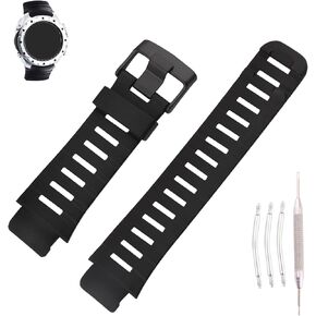 MMBAY XLander Rubber Watch Bands Replacement Fit for Suunto X-Lander Silicone Strap Wirstband for Men and Women Waterproof Bracelet Watch accessories