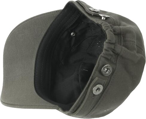 RaOn A173 Skull Devil Star Metal Stud Fashion Punk Club Army Cap Cadet Military Hat in Saudi Arabia