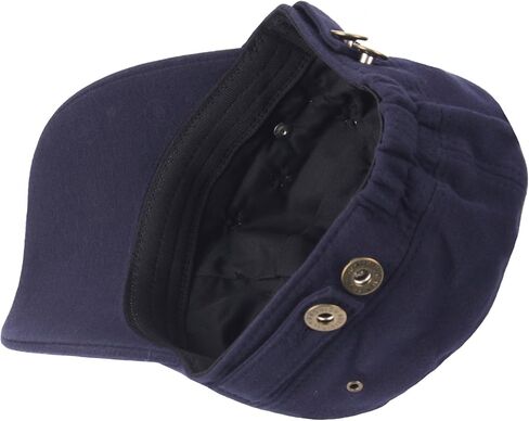 RaOn A173 Skull Devil Star Metal Stud Fashion Punk Club Army Cap Cadet Military Hat in Saudi Arabia