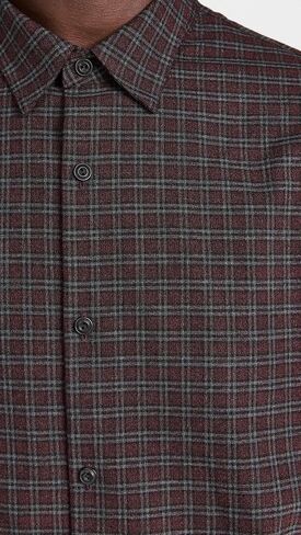 Vince Men's New Castle Plaid Shirt in Saudi Arabia