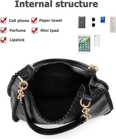 Sweetovo Tote Bag for Women Soft Vegan Leather Medium Shoulder Bag Satchel Handbag and Crossbody Purse 2pcs Set in Saudi Arabia